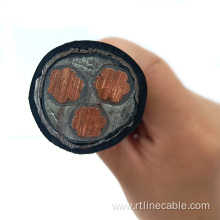 3*120mm Mine Underground Armored Power Cable